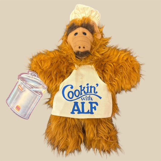 1988年★80's★vintage★ビンテージ★ALF★アルフ★BURGERKING★バーガーキング★パペット★コックさん★エプロン★ぬいぐるみ★人形★フィギュア