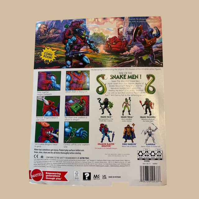 復刻版★MASTERS OF THE UNIVERSE★マスターズ・オブ・ザ・ユニバース★ SKELETOR★アクションフィギュア ★スケルター★MATTEL★DRAGON BRASTER SKELETOR ☆魔界伝説 ヒーマン