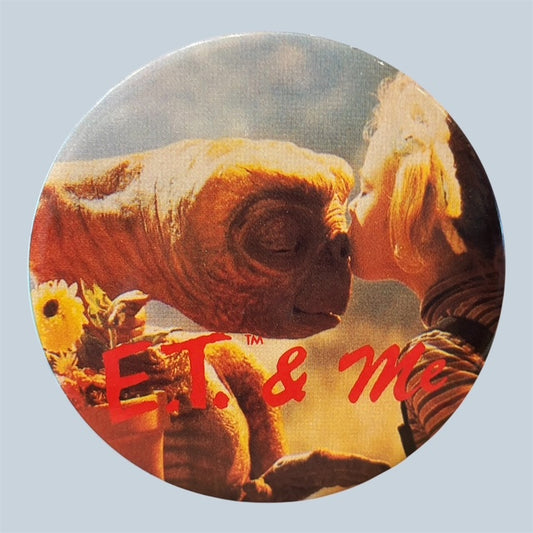 1982年★80's★E.T.★映画★イーティー★Big缶バッジ★バッチ★人形★フィギュア★ぬいぐるみ★ビンテージ★