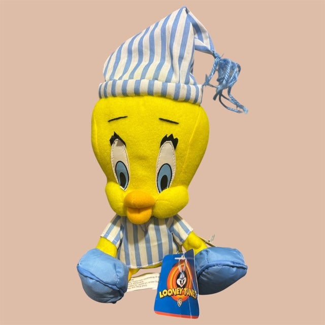 90's ☆1997年★LOONEY TUNES★ルーニーチューンズ★ルーニーチューンズ★Tweety★トゥイーティー★ぬいぐるみ★フィギュア★人形★Werner Bros★２３センチ★パジャマ