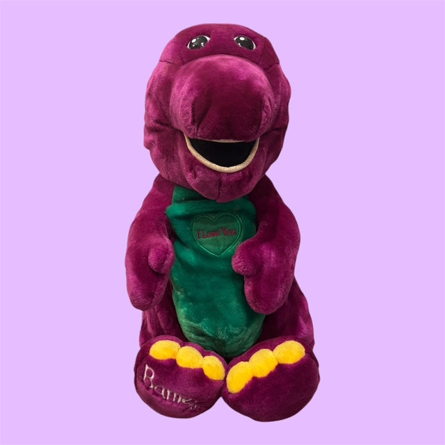 90's★Barney★恐竜★バーニー★大きいぬいぐるみ★５５センチ★ビンテージ★人形★フィギュア★ぬいぐるみ★ビンテージ★