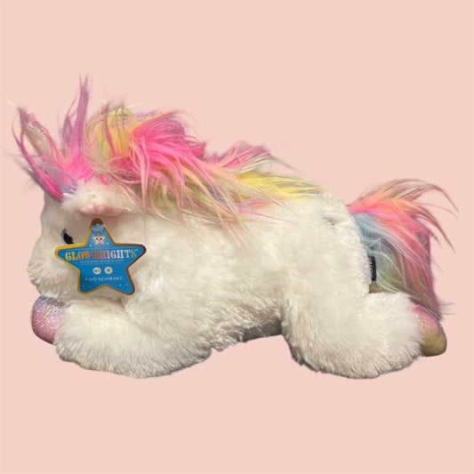 光ります！ユニコーン★UNICORN★ホワイト★F.A.Oシュワルツ★ぬいぐるみ★フィギュア★人形★新品