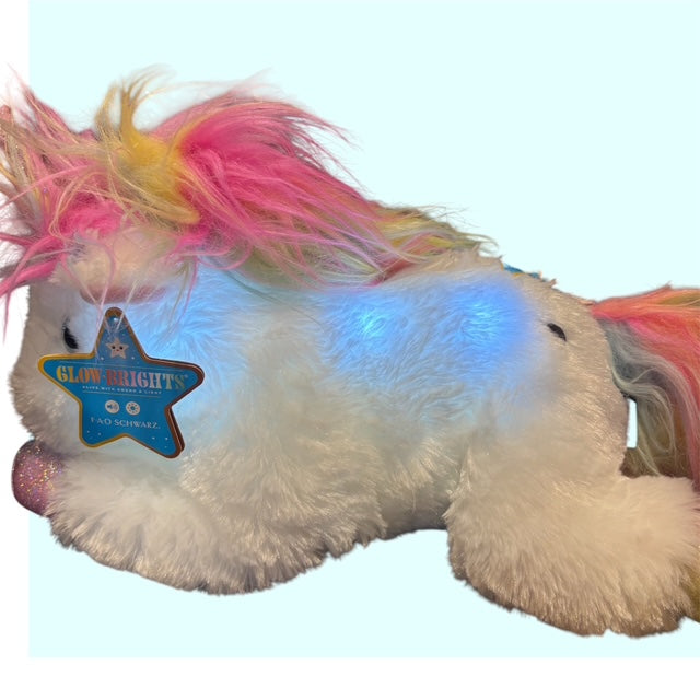 光ります！ユニコーン★UNICORN★ホワイト★F.A.Oシュワルツ★ぬいぐるみ★フィギュア★人形★新品