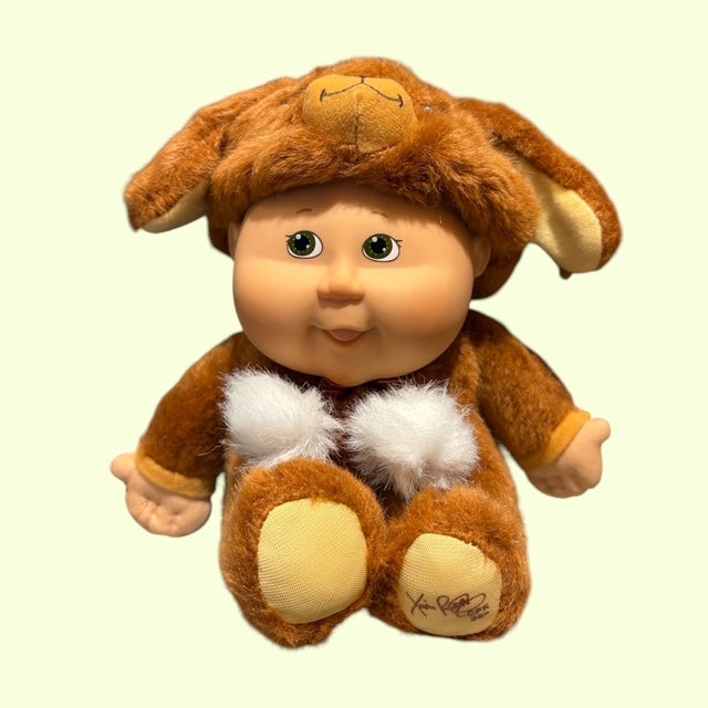 2008年★Cabbage Patch Kids★キャベツ人形★着ぐるみ★25周年★25th Anniversary Snuggle★匂い付きぬいぐるみ★ビンテージ★フィギュア★赤ちゃん★人形★パピー★犬★DOG