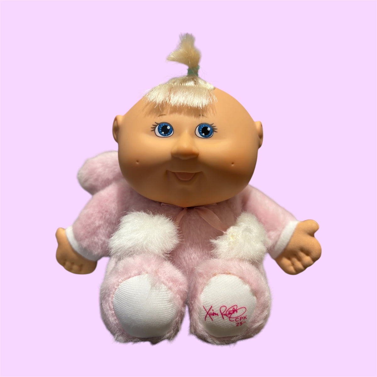 2008年★Cabbage Patch Kids★キャベツ人形★着ぐるみ★25周年★25th Anniversary Snuggle★匂い付きぬいぐるみ★ビンテージ★フィギュア★赤ちゃん★人形★ベア★バニー★ウサギ★Bunny
