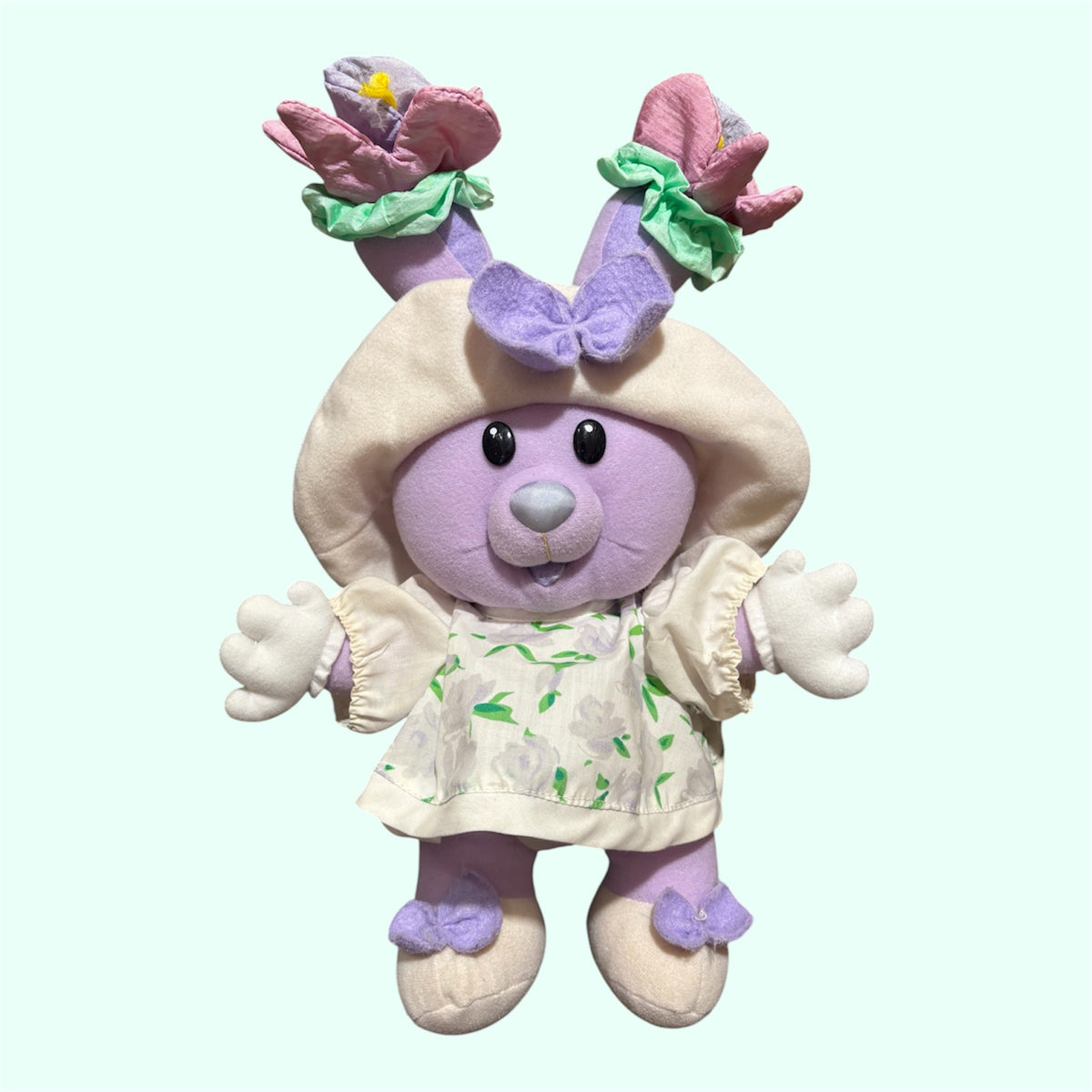 90’s★Tea Bunny★ティーバニー★CandyViolet★キャンディ・バイオレット★Hugs’n Floweres★ぬいぐるみ★フィギュア★人形★ビンテージ★ウサギ