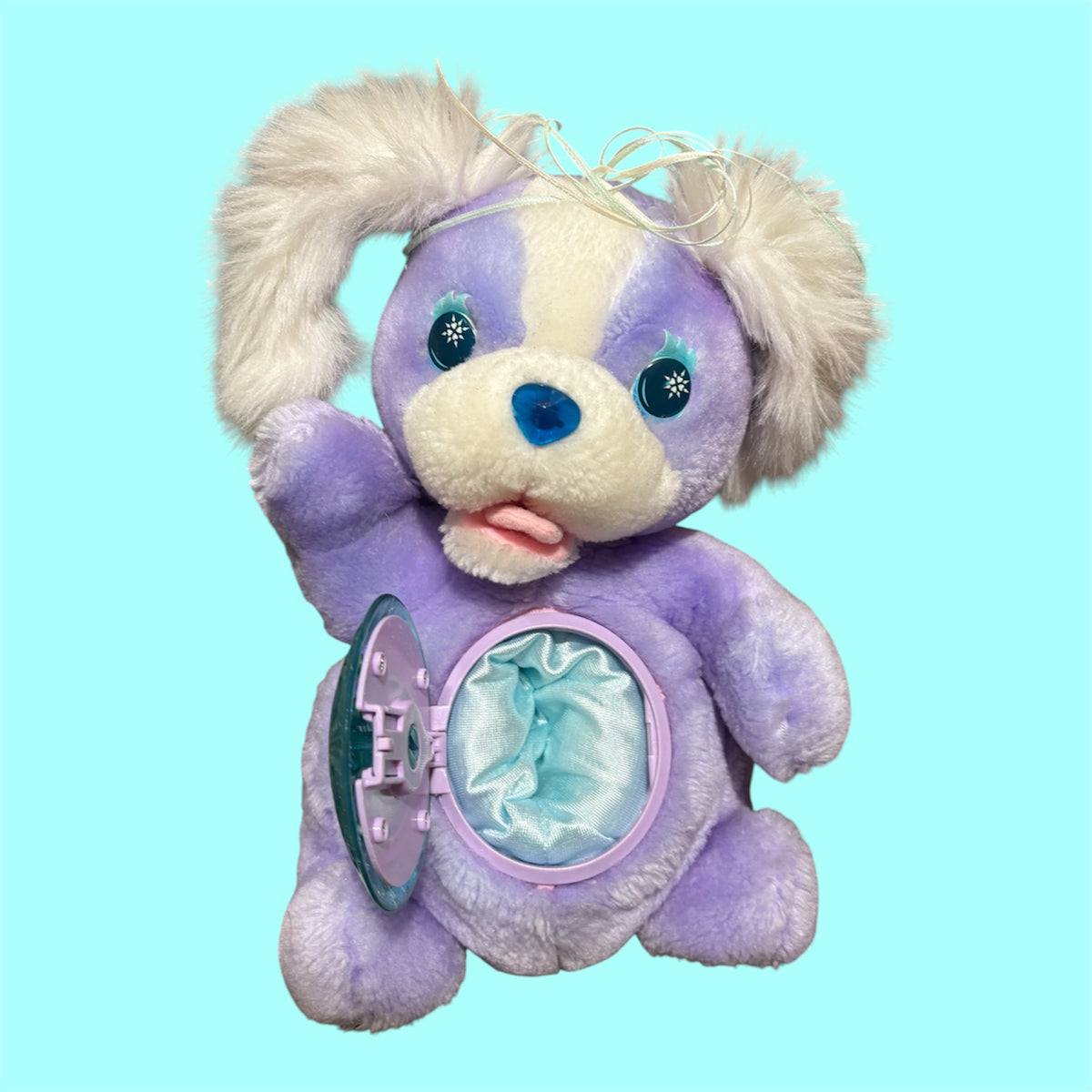 90's★1994年★Secret Keepins☆シークレットキーピンズ★パープルパップ★ビンテージ★パピー★犬★ラベンダー★ぬいぐるみ★フィギュア★人形