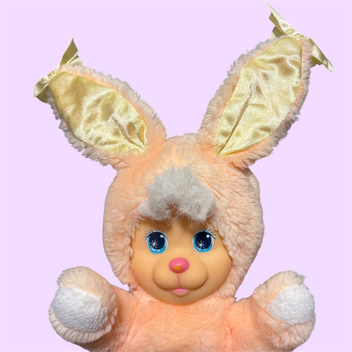 レア！90's★1990年★マジックナーサリー★Magic Nursery★ピーチバニー★ぬいぐるみ★人形★フィギュア★MATTEL★28センチ