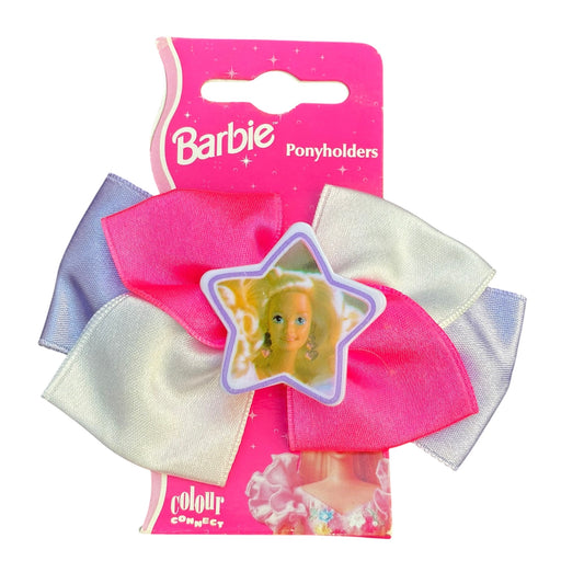 90's★1997年★Barbie★バービー★リボン★ヘアクリップ★人形★フィギュア★ビンテージ★星