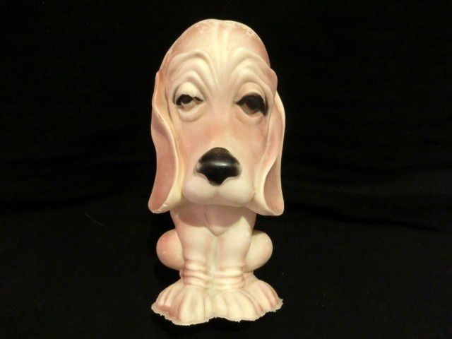 60's ★Vintage★Sad Eyes Dog★Sad Eyes★Doll★Big Eyes★Squeaky★Rubber Doll 