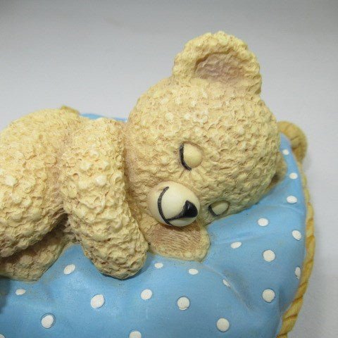vintage Snuggle Bear pottery figure★90's vintage★doll figure stuffed animal★Snuggle Bear★Snuggle★Snuggle Bear★Pottery★ 