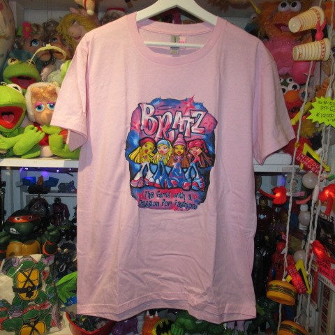 BRATZ ★T-shirt Doll★Figure Y2K★L size ★Pink★New★ 