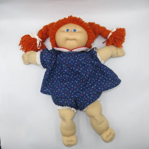80's★Cabbage patch kids★vintage★cabbage doll★baby★floral pattern★red hair★ 