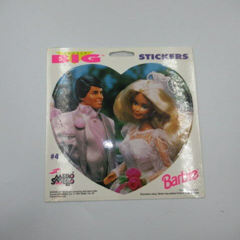 1991年★90's★Barbie★バービー★BIG STICKER★ビッグステッカー★★フィギュア★人形★ぬいぐるみ★ビンテージ★vintage★ウエディング★