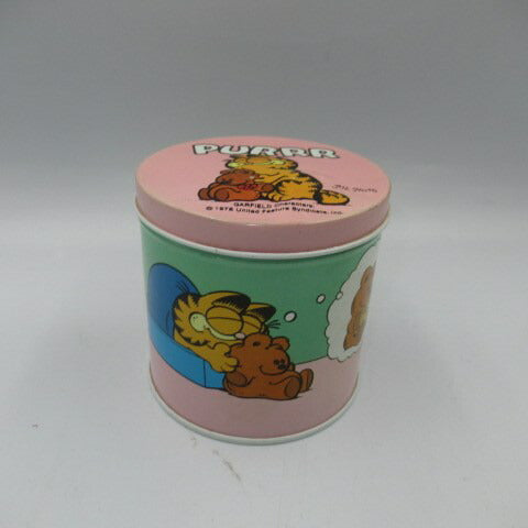 1978★70's★GARFIELD★Garfield★★Can case★Tin Case★Accessory case★Figure★Doll★Stuffed animal★Vintage★vintage★ 