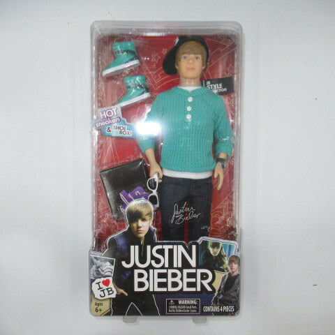 2010 ★ Justin Bieber ★ Justin ★ JUSTIN BIEBER ★ Doll ★ Stuffed animal ★ Figure ★ Blue ★ Accessories included ★ 