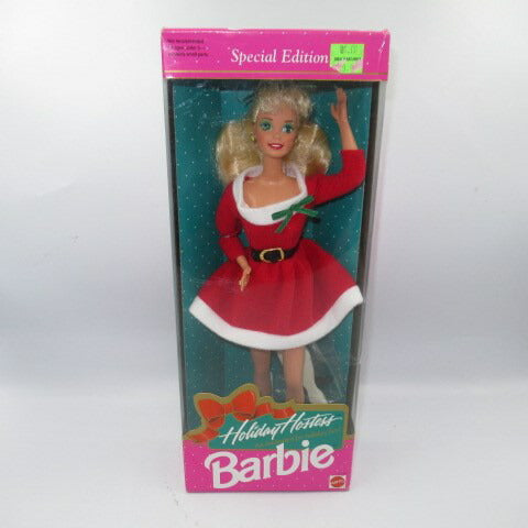 90’s★1992年★barbie★バービー★ビンテージ★クリスマスバービー★Holiday Hostess barbie★ホリデーバービー★人形★フィギュア★