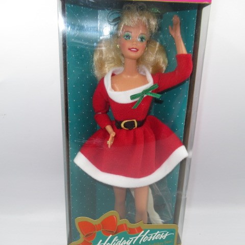 90’s★1992年★barbie★バービー★ビンテージ★クリスマスバービー★Holiday Hostess barbie★ホリデーバービー★人形★フィギュア★