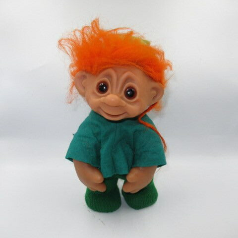 1977 70's ★ DAM TROLLS ★ TROLL ★ Troll ★ Figure ★ Doll ★ Stuffed animal ★ Green ★ Knit ★ Hat ★ Large size! ★ 