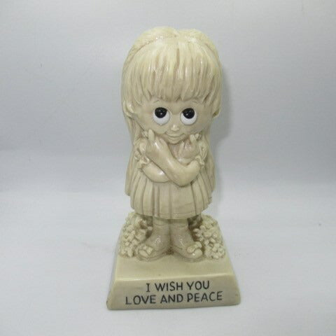 70's★Message doll★★Figure★Doll★Stuffed toy★Vintage★I wish you love and peace★ 