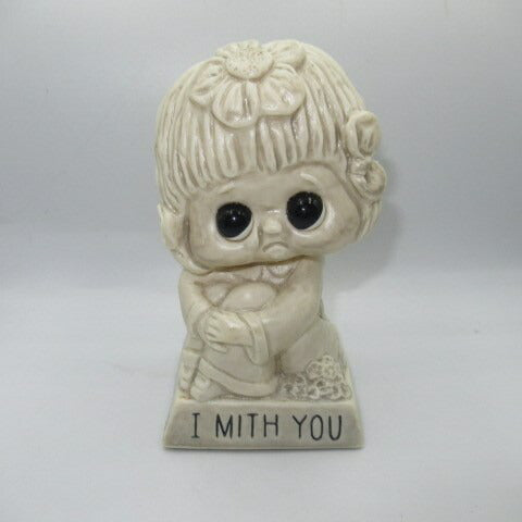70's★Message doll★★Figure★Doll★Stuffed toy★Vintage★I mith you★ 