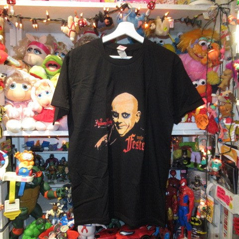 ADAMS FAMILY★アダムスファミリー★Fester★フェスター★Tシャツ★人形★ぬいぐるみ★フィギュア★ブラック★Lサイズ★新品★