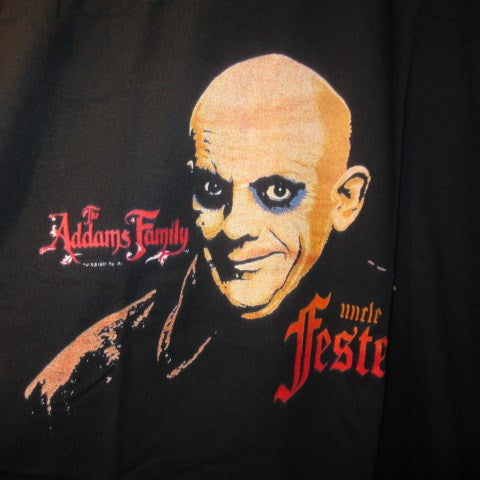 ADAMS FAMILY★アダムスファミリー★Fester★フェスター★Tシャツ★人形★ぬいぐるみ★フィギュア★ブラック★Lサイズ★新品★