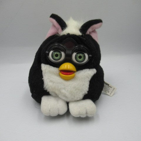 1999★90's★vintage★vintage★furby★furby★doll★figure★stuffed animal★white★black★