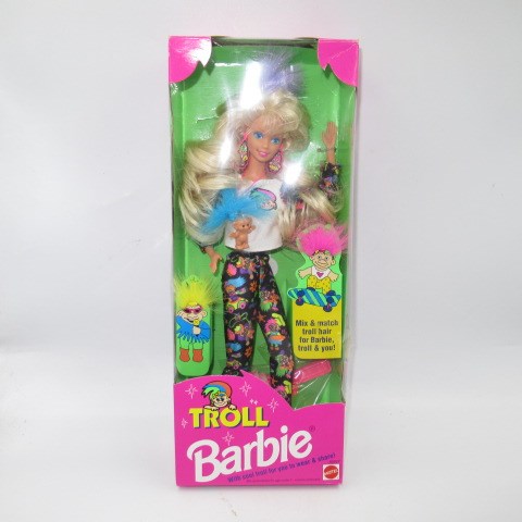 1992★Barbie★Barbie★Troll Barbie★Troll Barbie★★Figure★Doll★Plush★ 