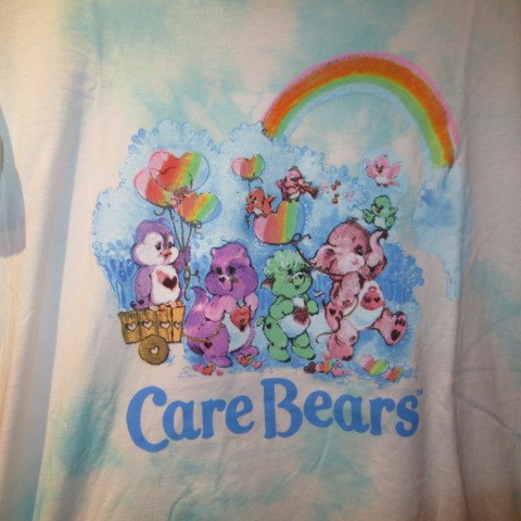 Care Bears★Care Bears★T-shirt★Figure★Doll★Stuffed toy★Tie-dye★Lady's★L size★New★ 