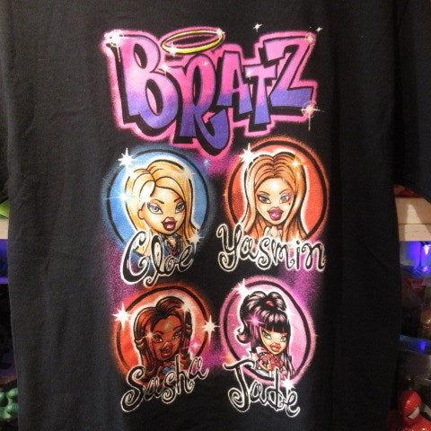 BRATZ★Bratz★T-shirt★Figure★Doll★Plush toy★Black★M size★New★ 