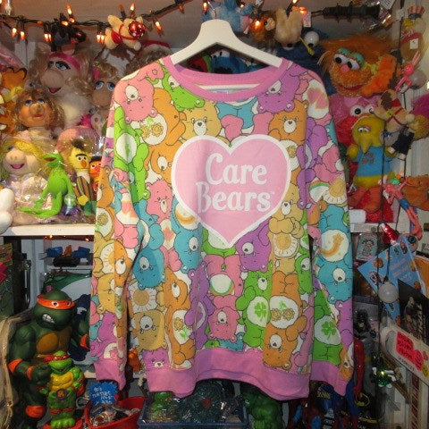 Care Bears★Care Bears★Sweatshirts★Sweatshirts★Long sleeves★Figures★Dolls★Stuffed animals★All over pattern★Lady's★L size★New★ 