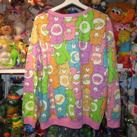 Care Bears★Care Bears★Sweatshirts★Sweatshirts★Long sleeves★Figures★Dolls★Stuffed animals★All over pattern★Lady's★L size★New★ 