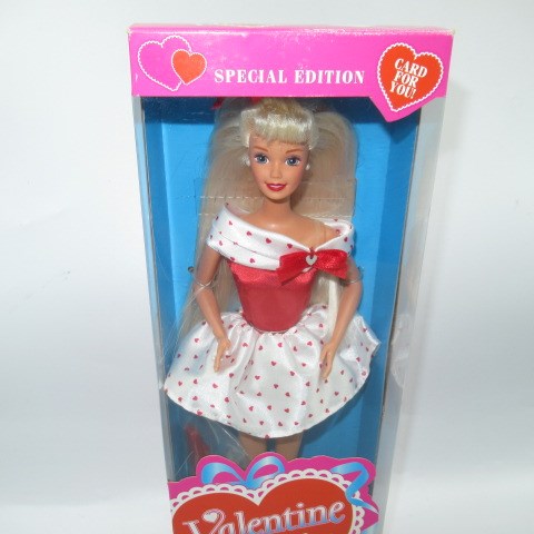 90's★1995年★Barbie★Valentine★バレンタインバービー★フィギュア★人形★★ビンテージ★