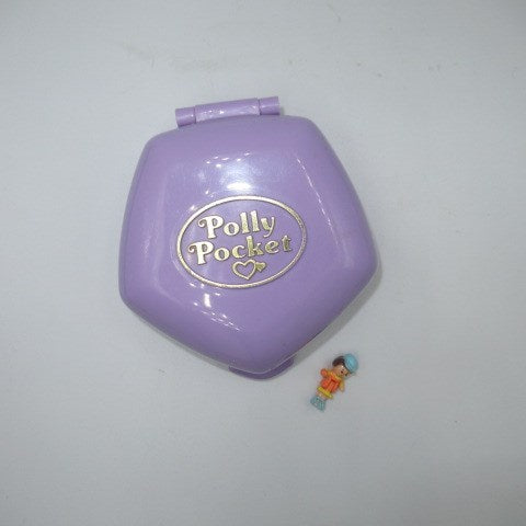 Vintage ★ Pollypocket ★ Polly Pocket ★ Compact ★ Doll ★ Figure ★ Play House ★ Miniature ★ Pentagon ★ Lavender ★ 