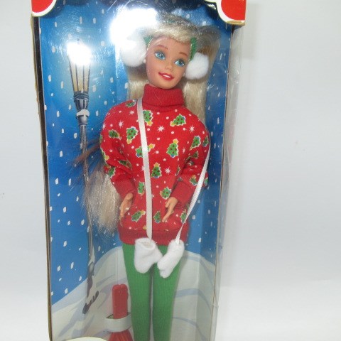 90's★1995★Caroling Funa Barbie★Christmas★Doll★Plush★Figure★ 