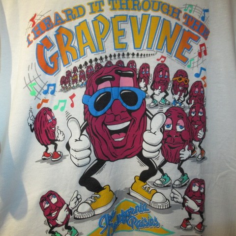 vintage★Vintage★The Caliornia Raisins★California Raisins★T-shirt★DEAD STOCK★Dead stock★XL size★ 