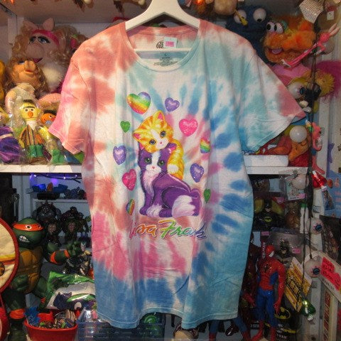 LISA FRANK★リサフランク★Tシャツ★ネコ★タイダイ★Mサイズ★新品★