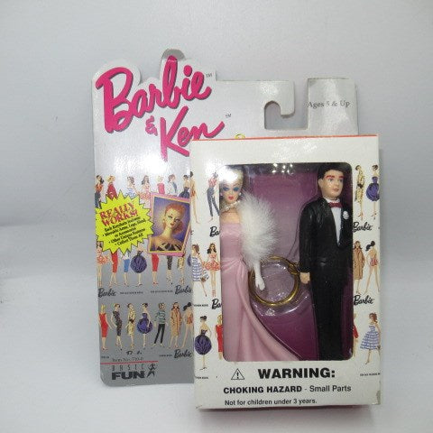 Vintage★1996★90's★Barbie★Barbie★Ken★Ken★Set★Keychain★Figure★Doll★10.5cm★ 