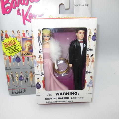 Vintage★1996★90's★Barbie★Barbie★Ken★Ken★Set★Keychain★Figure★Doll★10.5cm★ 