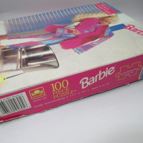 1993 Vintage Barbie Barbie Puzzle PUZZLE 100 pieces USED Doll Figure S SPIRAL