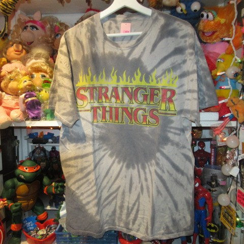 STRENGER THINGS★ストレンジャーシングス★Tシャツ★ロゴT★タイダイ★XLサイズ★USED★