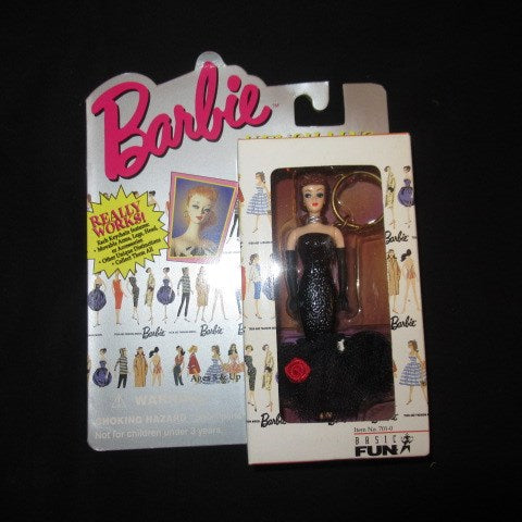 90'★1995★Vintage★Barbie★Barbie★Keychain★Figure keychain★Solo in the spot★Figure★Doll★Stuffed animal★Brown hair★ 