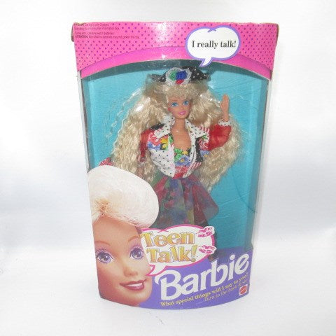 1991★90's★Teen Talk Barbie★Barbie★Barbie★Talking★Figure★Doll★Plush★Vintage★ 