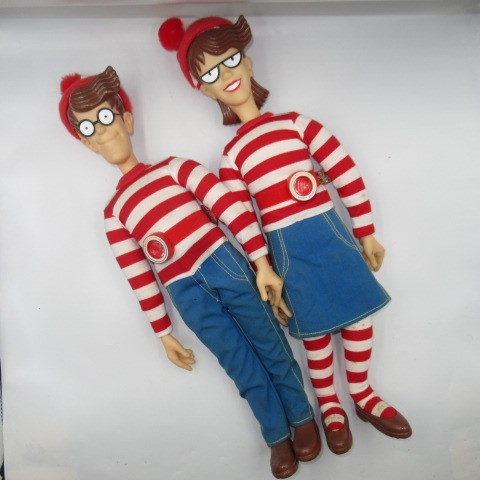 1991★90's★Where is Warlly? ★Where's Waldo?★Find Wally★Doll Set★Figure★Doll★Plush★ 