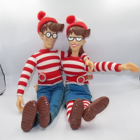 1991★90's★Where is Warlly? ★Where's Waldo?★Find Wally★Doll Set★Figure★Doll★Plush★ 