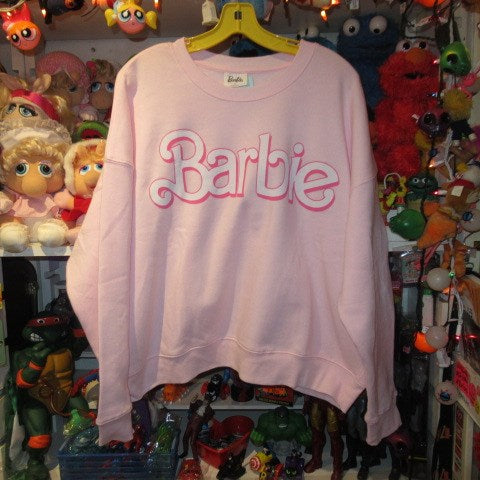 Barbie★Barbie★Sweatshirt★Sweatshirt★Long sleeve★Barbie The Movie★Light pink★Lady's★L size★New★ 