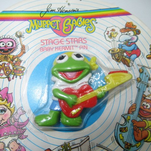 1988年★80's★MUPPET SHOW★MUPPET BABIES★マペットショー★マペッツベイビー★カーミット★KARMIT★PINS★ピンバッジ★ジム・ヘンソン★フィギュア★人形★