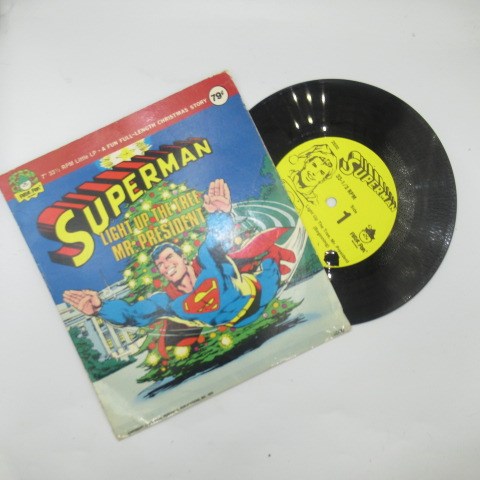 ビンテージ★1978年★DCコミック★SUPERMAN★スーパーマン★レコード★RECORD★クリスマス★7インチ★人形★フィギュア★ぬいぐるみ★