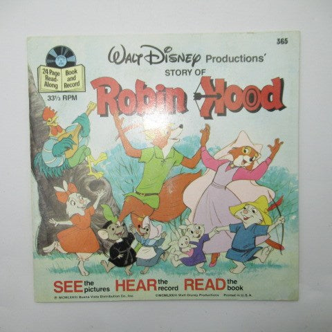 vintage★Disney★RobinHood★RobinHood★BOOK＆RECORD★BOOK★Book★RECORD★Record★ 